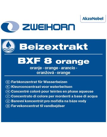 Beizextrakt wasserlöslich orange BXF 8 0,5 ltr - Zweihorn